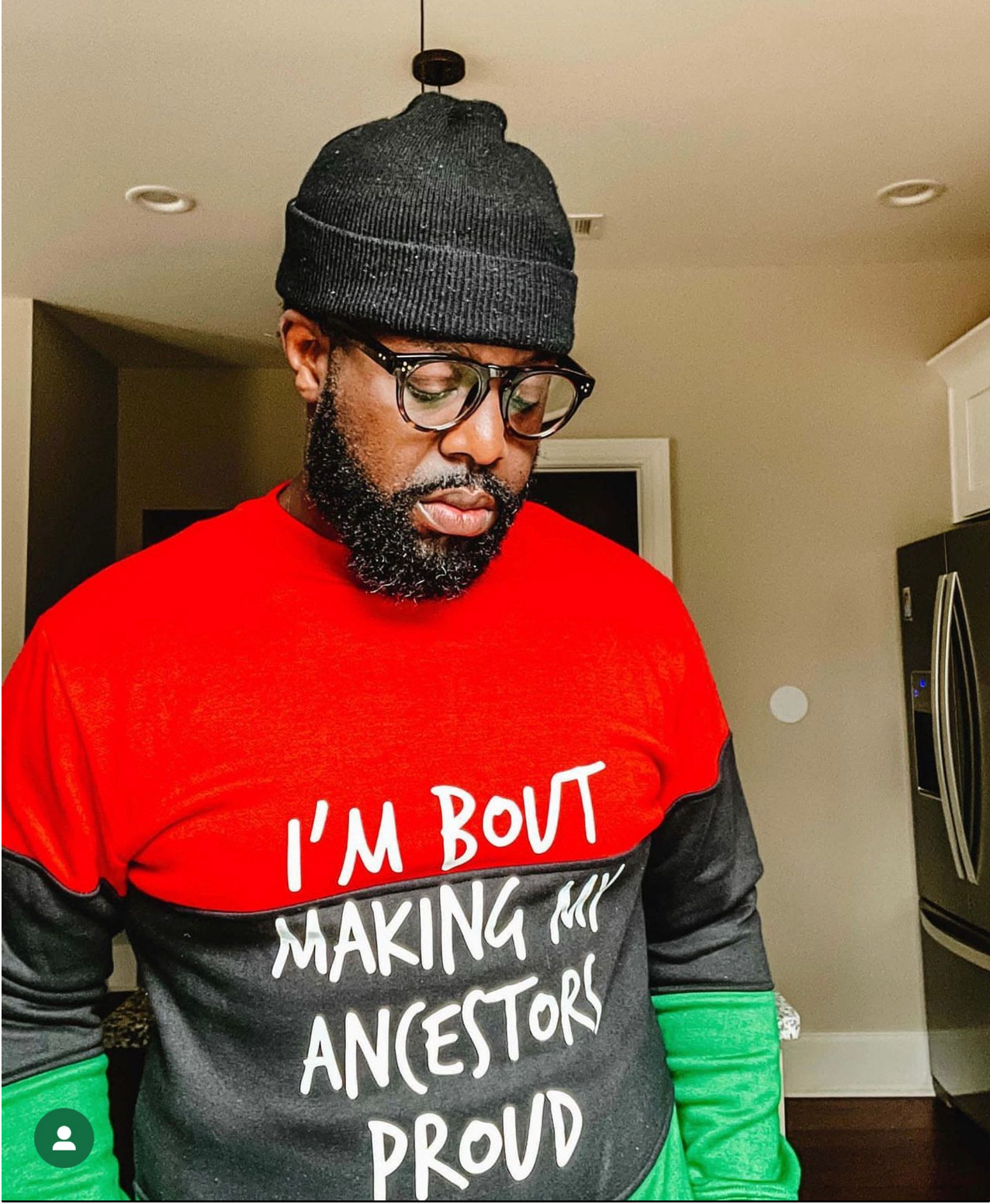 Making My Ancestors Proud ColorBlock Sweatshirt