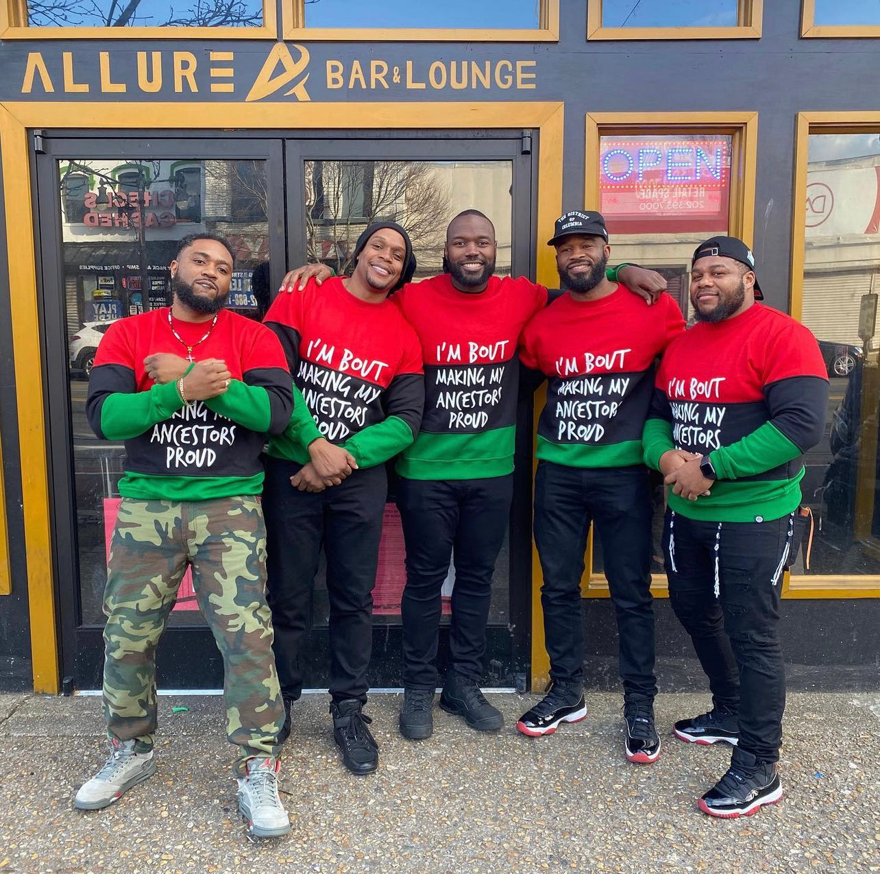 Making My Ancestors Proud ColorBlock Sweatshirt