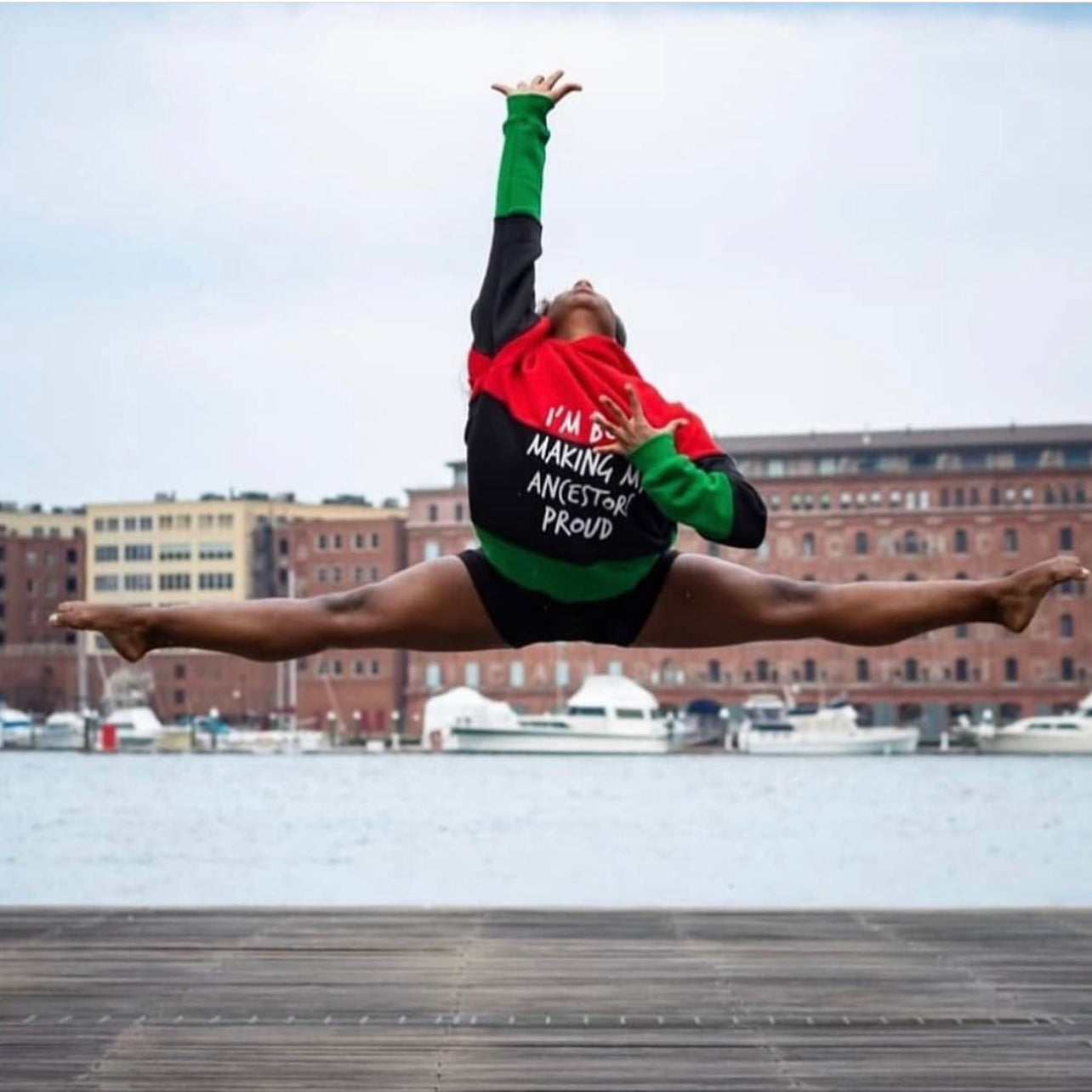 Making My Ancestors Proud ColorBlock Sweatshirt